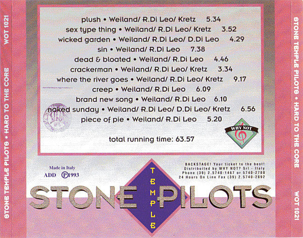 Stone Temple Pilots / Hard To The Core - CD (Used)