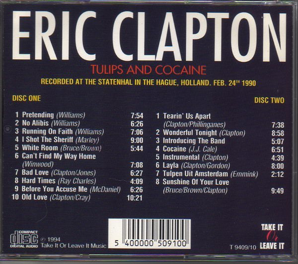 Eric Clapton / Tulips And Cocaine - CD (Used)