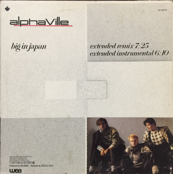 Alphaville / Big In Japan - LP Used 12&