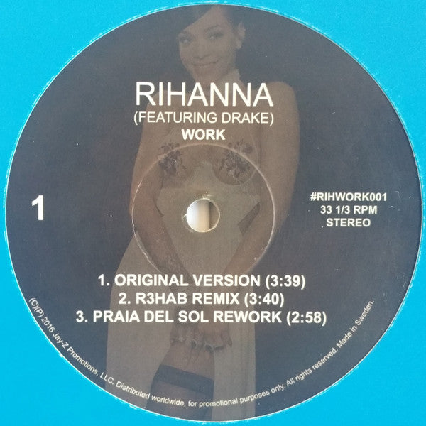 Rihanna Featuring Drake / Work - LP Used 12&