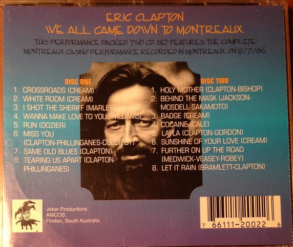 Eric Clapton / We All Came Down To Montreaux - CD (Used)