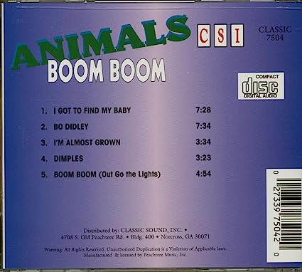 The Animal / Boom Boom - CD (Used)