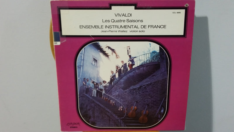 Vivaldi* - Ensemble Instrumental De France, Jean-Pierre Wallez ‎/ Les Quatre Saisons - LP (used)
