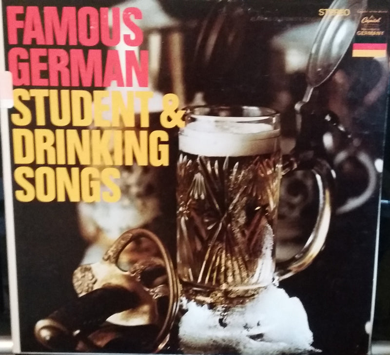 Various ‎/ Famous German Student &amp; Drinking Songs - LP (used)