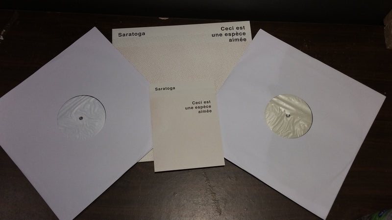 Saratoga / This is a Beloved Species - LP Vinyl + Book + (TEST PRESSING LP)