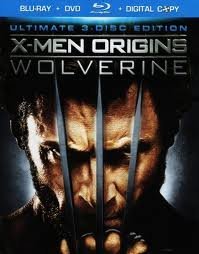 X-Men Origins: Wolverine (Ultimate 3-Disc Edition)Blu ray +dvd +Digital copy