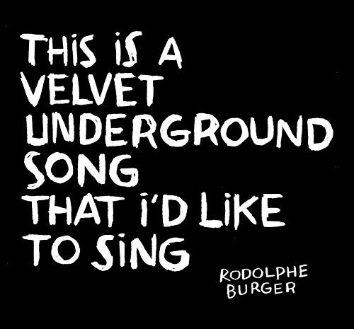 Rodolphe Burger / This Is A Velvet - CD