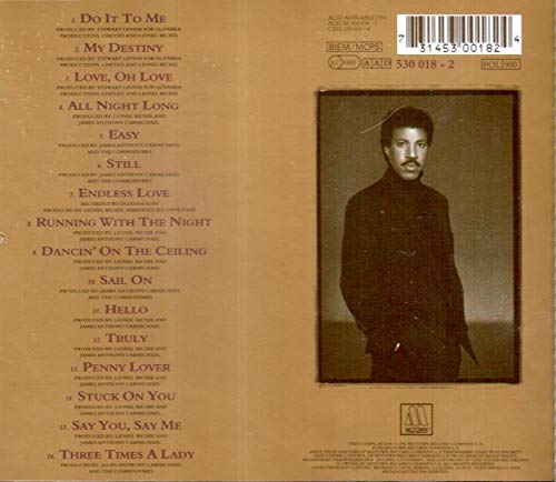 Lionel Richie / Back To Front - CD (Used)