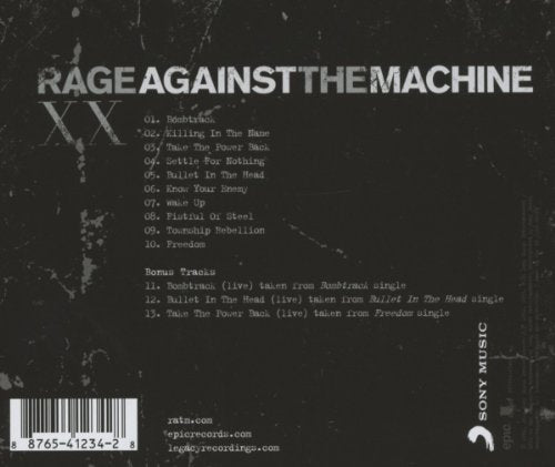 Rage Against The Machine / Rage Against The Machine - XX (20th Anniversary Edition) - CD