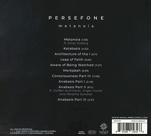 Persefone / Metanoia - CD