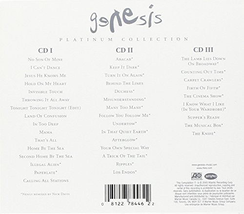 Genesis / Platinum Collection - CD (Used)