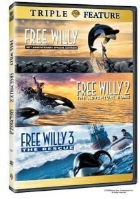 Free Willy Triple Feature (Free Willy / Free Willy 2: The Adventure Home / Free Willy 3: The Rescue) - DVD (Used)