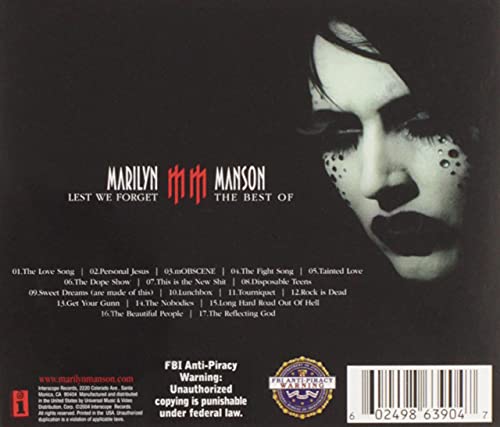Marilyn Manson / Lest We Forget: Best Of Marilyn Manson - CD (Used)