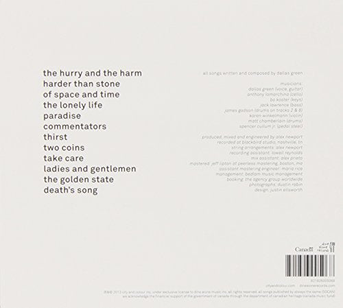 City And Color / The Hurry And The Harm - CD