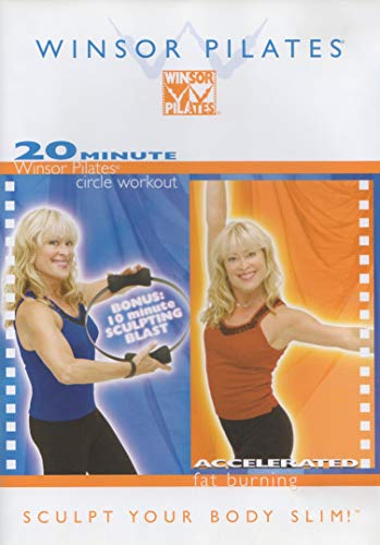 Winsor Pilates Circle with Circle 20 Minute Workout and 50 Minute Accelerated Fat Burning Plus Bonus 10 Minute Sculpting Blast