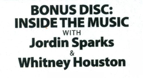 Sparkle LIMITED EDITION 2 Disc SET Blu-ray DVD / BONUS DISC "Inside The Music" With Jordin Sparks and Whitney Houston