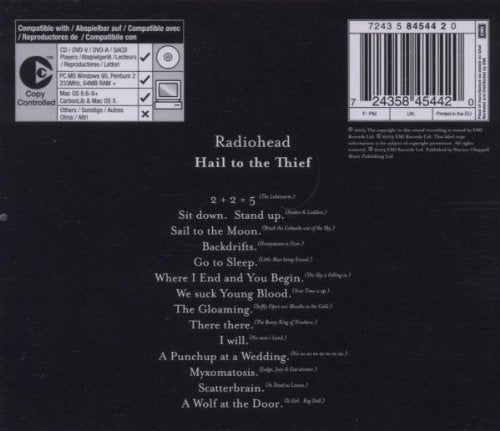 Radiohead / Hail To The Thief - CD (Used)