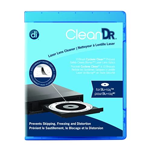 Digital Innovations CleanDr for Blu-Ray Laser Lens Cleaner for Blu-Ray/DVD / PS3 / PS4 / Xbox/Xbox 360 / Xbox ONE (