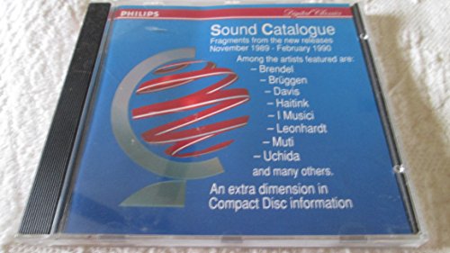 VARIOUS ARTISTS - SOUND CATALOGUE - FRAGMENTS FROM THE NEW RELEASES NOVENBER 1989 - FEBRUARY 1990 (1 CD)