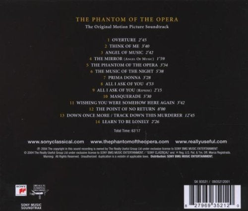 Soundtrack / The Phantom of the Opera - CD (Used)