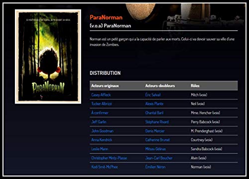 ParaNorman (English/French) 2012 (Widescreen) Dubbed in Quebec (Bilingual Cover)