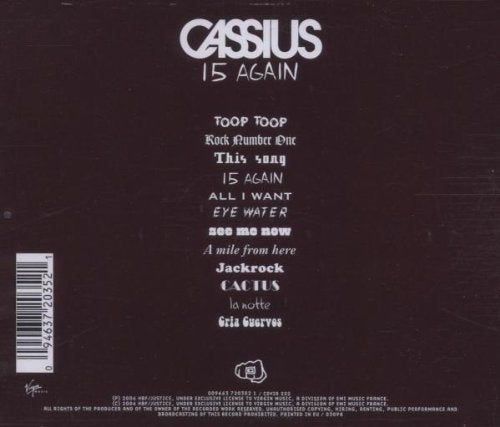 Cassius / 15 Again - CD (Used)