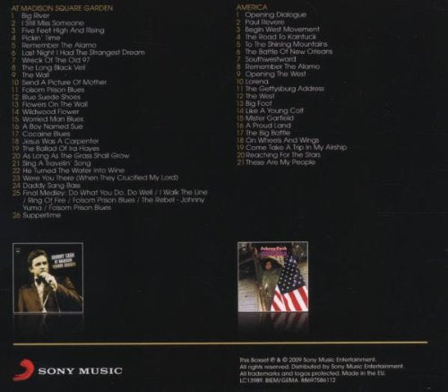 Johnny Cash / At Madison Square Garden + America - CD (Used)