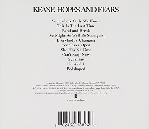 Keane / Hopes &amp; Fears - CD (Used)