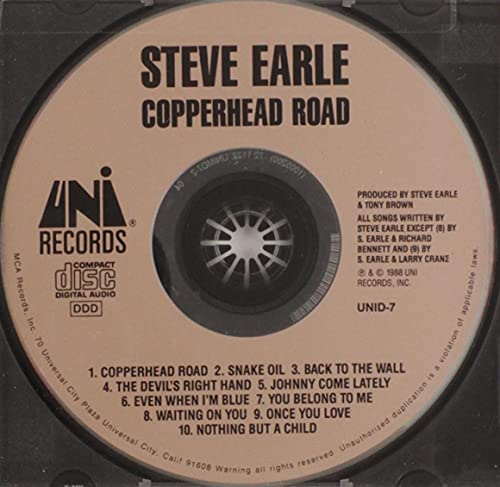 Steve Earle / Copperhead Road - CD (Used)