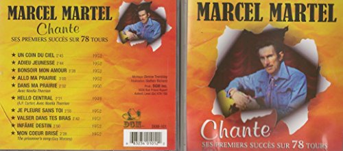 Marcel Martel / Chante ses premiers succès sur 78 tours - CD (used)