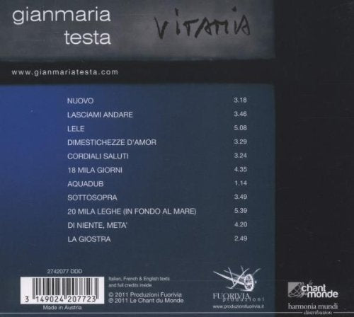 Gianmaria Testa / Vitamia - CD