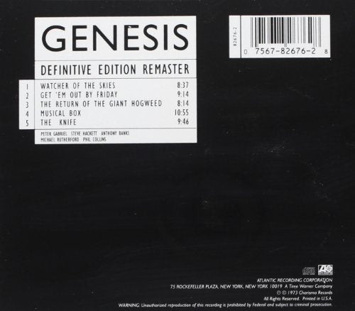 Genesis / Live - CD (Used)