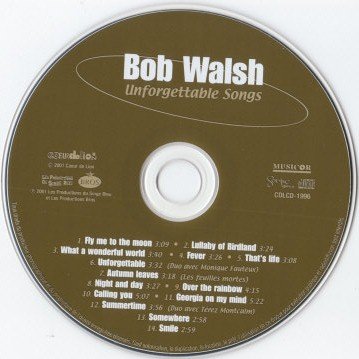 Bob Walsh / Unforgettable Songs - CD (Used)