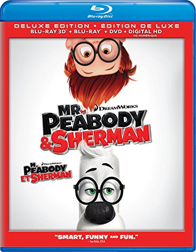 Mr. Peabody &amp; Sherman (Deluxe) [Blu-ray 3D + Blu-ray + DVD + Digital Copy]