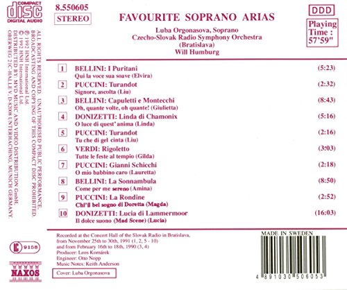 Favorite Soprano Arias