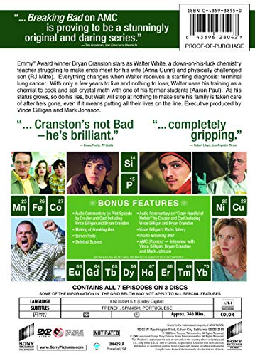 Breaking Bad: The Complete First Season (English subtitles)