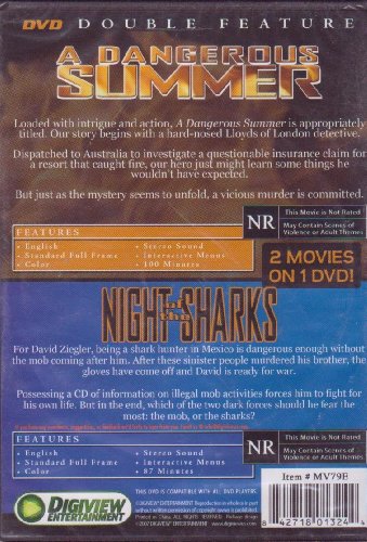 A Dangerous Summer: Starring - Tom Skerritt - Plus ~ Night Of The Sharks - Starring: Treat Williams - Double-Feature Dvd