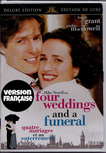 Quatre Mariages et un Enterrement: Édition de Luxe (English/French) 1993 (Widescreen) Régie au Québec (Cover Bilingue)