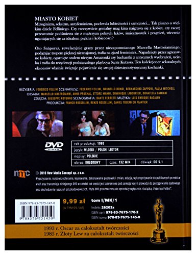 La città delle donne [DVD]+[KSIÄ„ĹťKA] [Region 2] (IMPORT) (No English version)