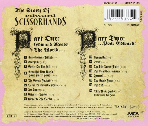 Soundtrack / Edward Scissorhands - CD (Used)