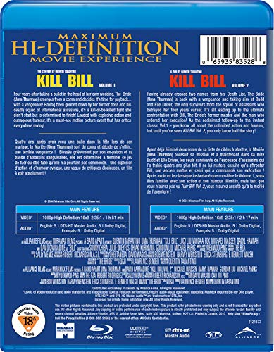 Kill Bill, Vols. 1 &amp; 2 [Blu-ray]