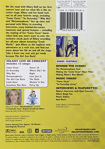 Hilary Duff / The Concert: The Girl Can Rock - DVD (Used)