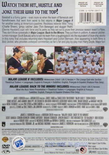 Major League 2 + Major League 3 (DBFE) - DVD (Used)