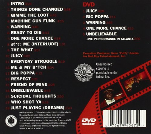The Notorious B.I.G. / Ready to Die (The Remaster) - CD/DVD (Used)