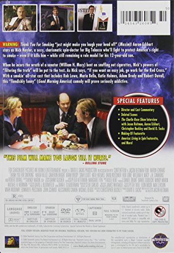 Thank You For Smoking (Full Screen) - DVD (Used)