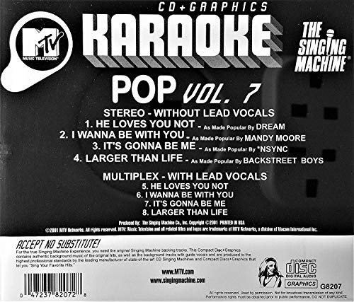 Various / Karaoke: Mtv Pop 7 - CD+G