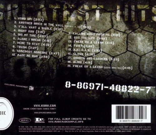 Korn / V1 Greatest Hits - CD (Used)