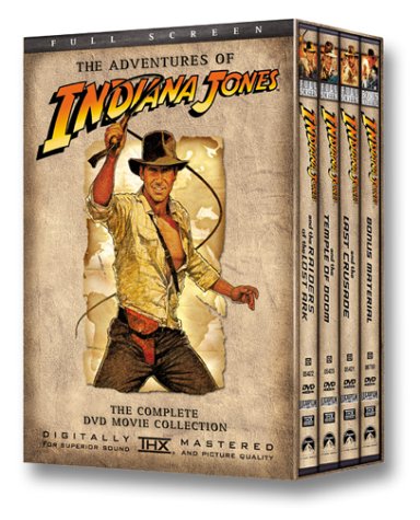 The Adventures of Indiana Jones (Raiders of the Lost Ark / The Temple of Doom / The Last Crusade) (Full Screen) - DVD (Used)