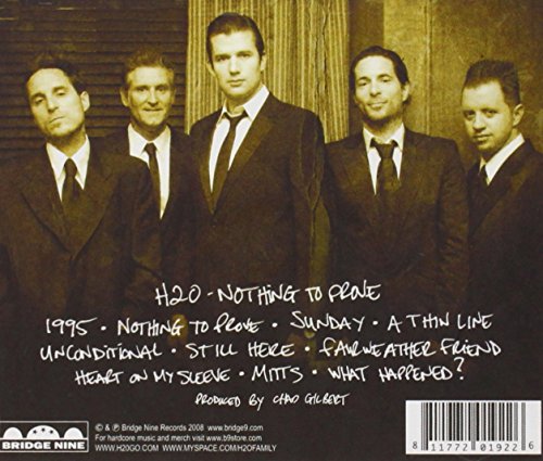 H2O / Nothing To Prove - Cd (used)