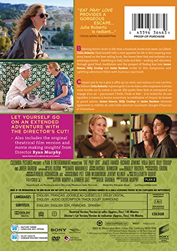 Eat Pray Love - DVD (Used)